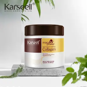 Karseell Collagen Hair Mask with Argan Oil – Deep Nourishing Repair & Frizz-Smoothing Conditioner for All Hair Types – 16.9 fl oz (500 ml)