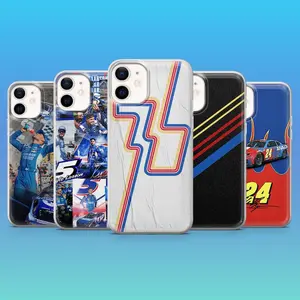 Nascar Phone Case Indy Kyle Larson USA Compatible with iPhone 17, 16, 15, 14, 13, 12, 11, X & Galaxy.