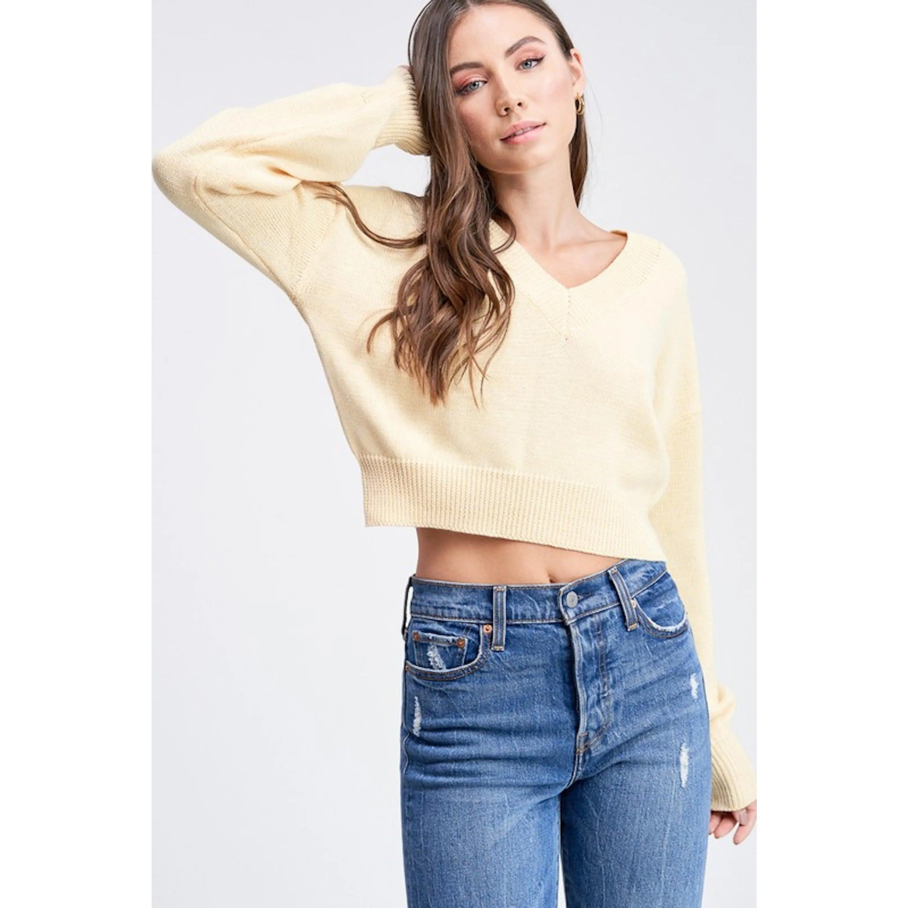 Jane Sweater- Yellow