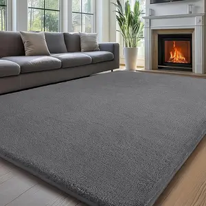 Carpet Rugs for Living Room, Rug for Bedroom, Washable Area Rugs, Anti Slip Fluffy Rug, Shaggy Rug, Carpets, Extra Large Rugs for Living Room and Kids Room