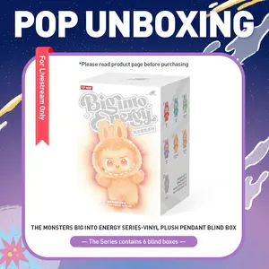 unboxing - THE MONSTERS Big into Energy Series-Vinyl Plush Pendant Blind Box