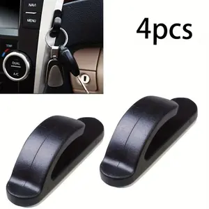 4pcs Adhesive Multi purpose Car Mini Convenience Hook - Bag Wallet Organizer Bracket, Car Storage Organizers, Automotive Interior Accessories