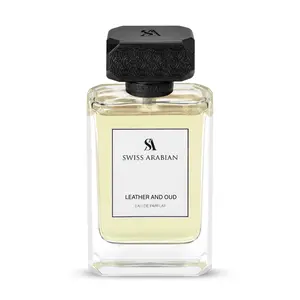 Swiss Arabian Leather and Oud Perfume – Luxury Unisex Fragrance, Long-Lasting Oud and Leather perfume for Men & Women, Elegant Arabian Perfume from Dubai
