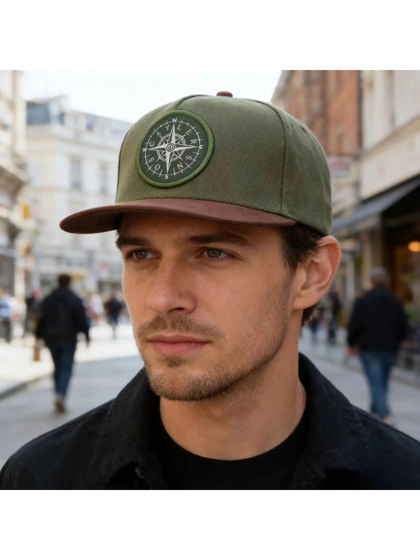 Trendy hip-hop hat for women, fashionable color block embroidered flat brim hat for men, Korean cool hip-hop hat, flat brim baseball cap, Premium Quality Cap, Flat Brimmed Cap, Premium Streetwear Hat