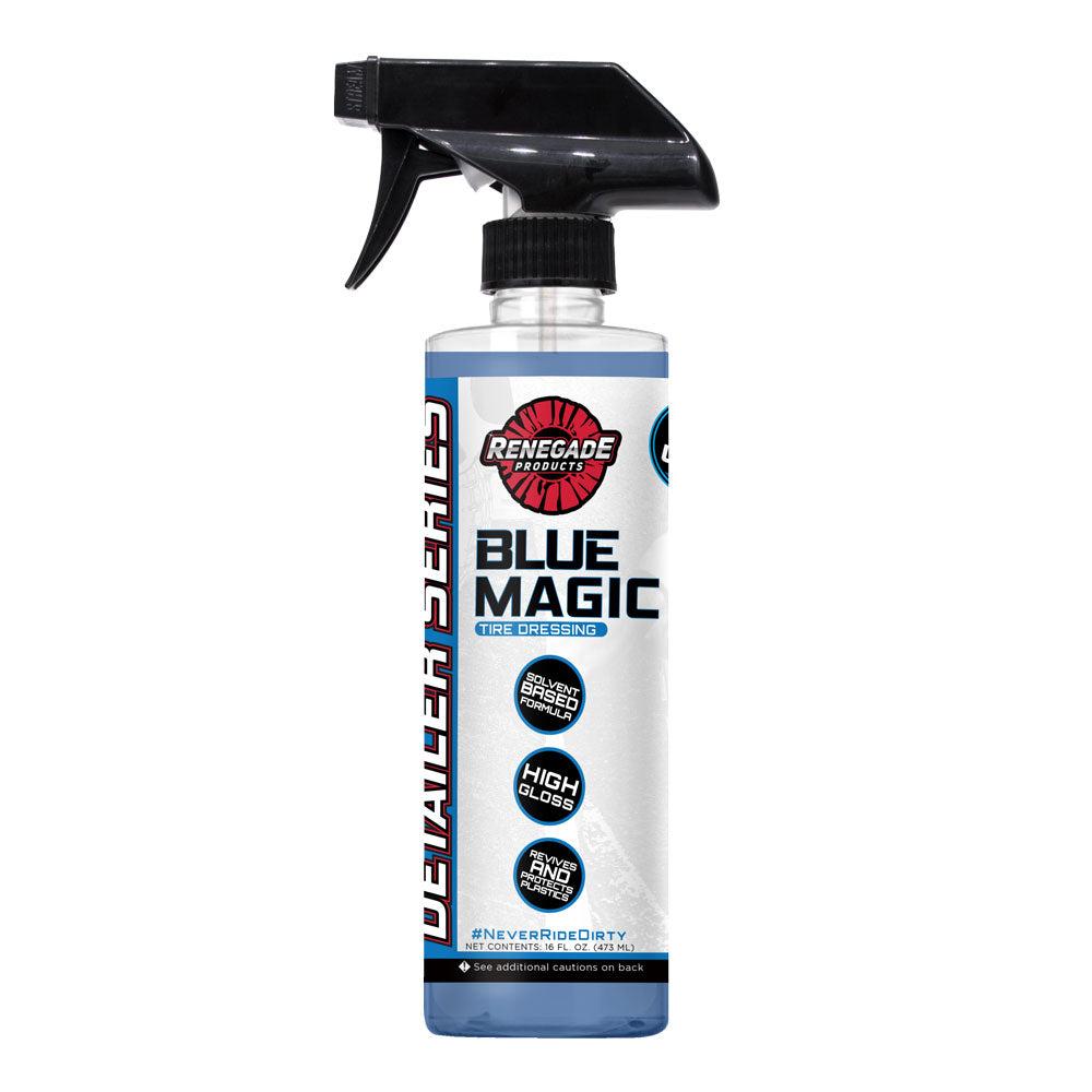 Renegade Products Blue Magic Tire Dressing 16oz – High-Gloss Solvent-Based Shine for Tires & Trim Protection