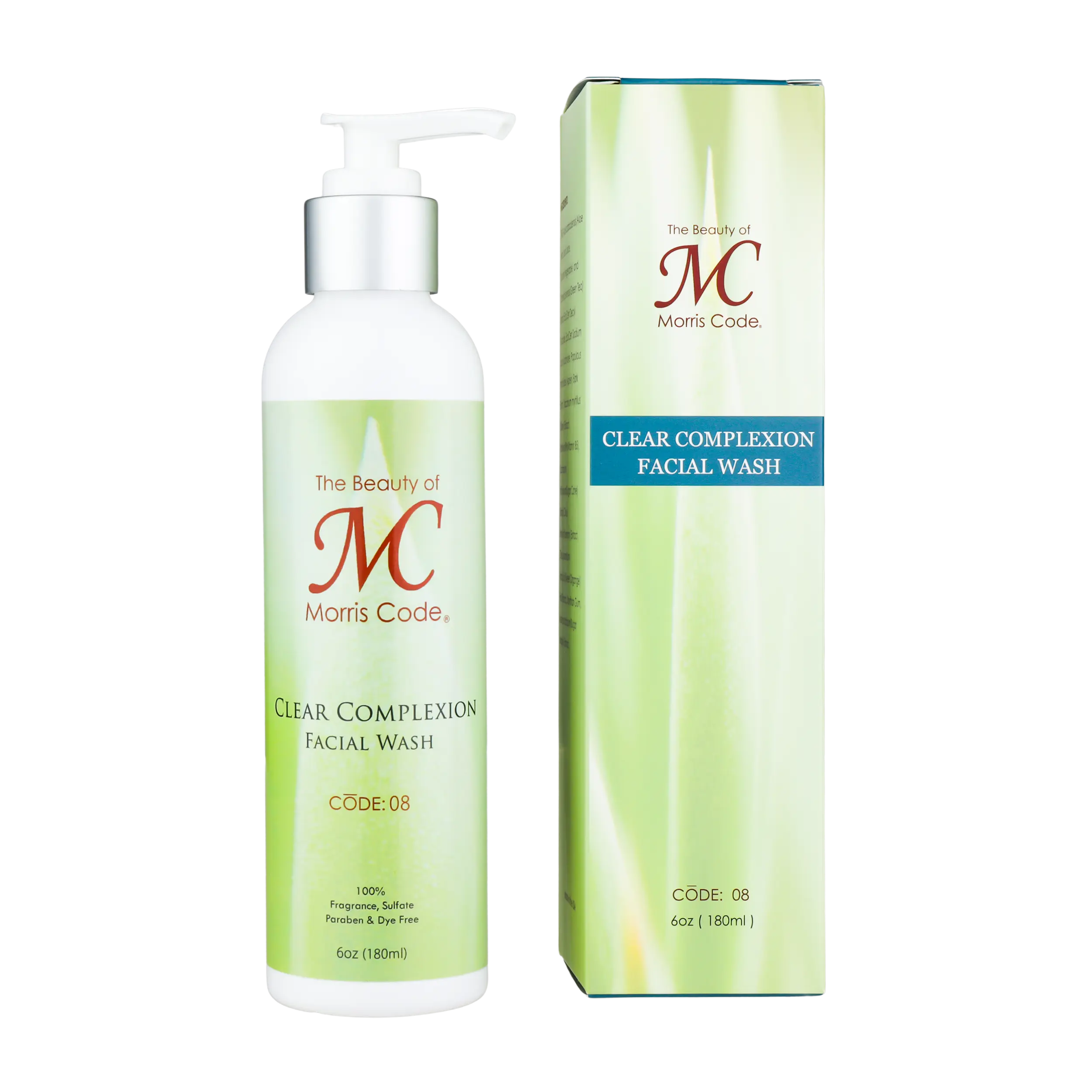 Morris Code Beauty Clear Complexion Facial Wash 6oz