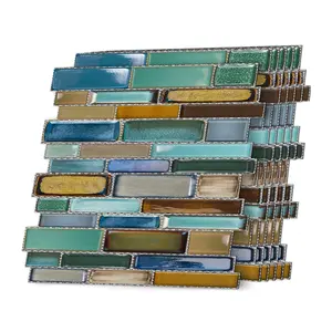 Irregular Resin-Like Tile Stickers | PVC Crystal Film | Stylish Colorful Style | Waterproof & Oil-Proof | Fits Kitchen/Bath/Floor/Ceiling/Tiles/Old Wood | Home Decor Decoration Sticker 5/10/20PCS Decorative Wall Sticker