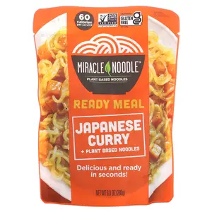 Miracle Noodle Ready Meal, Japanese Curry + Plant Based Noodles, 9.9 oz (280 g)