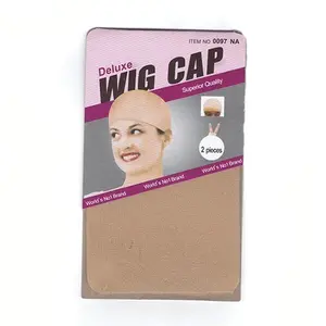 【Not for Sale】WX-07305 Wig Caps 2 pieces Light Brown Stocking Wig Caps Stretchy Nylon Wig Caps for Women