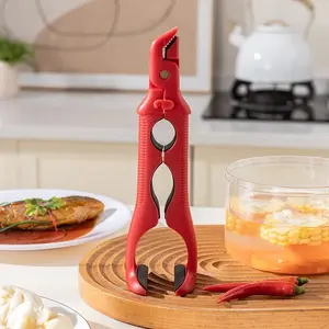 Two-In-One Heat-Resistant Bowl Clamp, Kitchen Hot Dish Picker, Non-Slip Serving Tray Holder, Insulated Pot Clip, Daily Kitchen Use