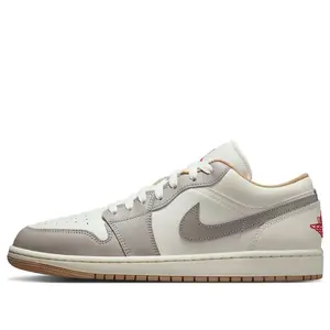 Air Jordan 1 Low 'Sail Fire Red College Grey' 553558-169