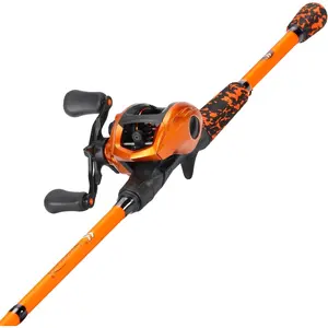 Baitcaster Combo - IM7 Graphite M/MH 2- Travel Rod, 6.3:1  Reel,18LB Drag for Bass, Catfish, Trout, Panfish