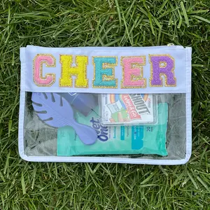 Cheer STUFF Clear Pouch Bag Organizer