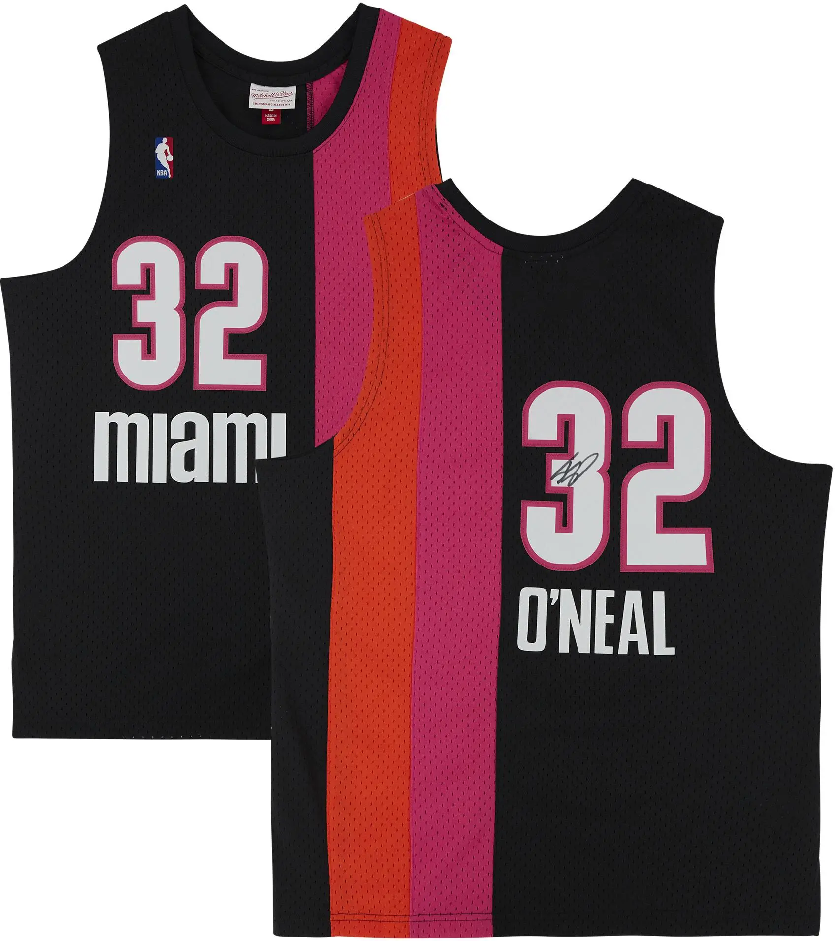 Shaquille O'Neal Miami Heat Autographed Mitchell & Ness Black Alternate 2005-2006 Swingman Jersey - Fanatics Authentic Certified