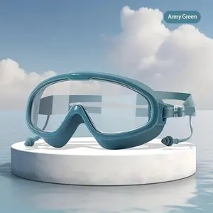 Unisex Adult Swimming Goggles with Large Frame Design, Wide Field of Vision, High-quality Silicone Material, Leak-proof, Fog-proof and High-definition, Suitable for Swimming and Surfing Outdoor Sports