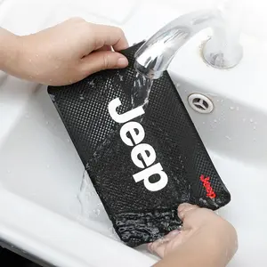 Jeep Car Anti-Slip Mat Set, Premium Silicone Material, Fits Jeep Grand Cherokee & Jeep Wrangler, Strong Anti-Slip Protection