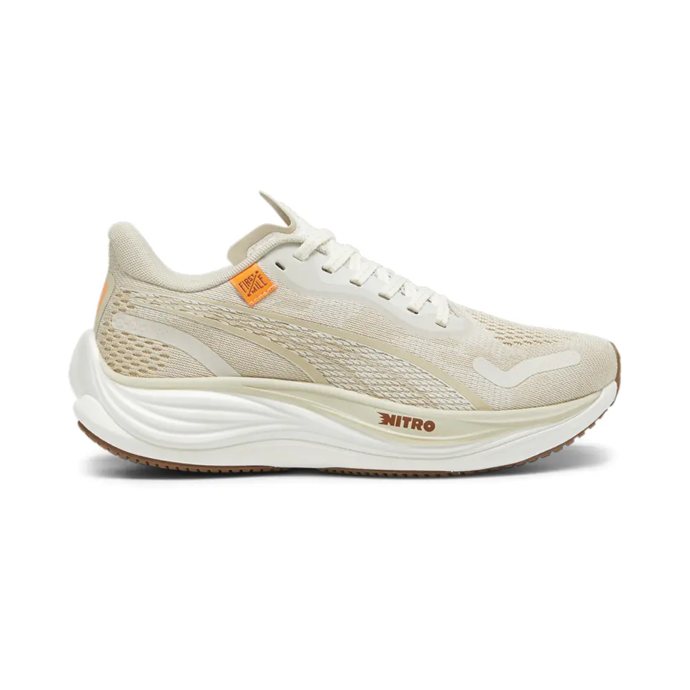 PUMA Womens X First Mile Velocity Nitro 3 Running Sneakers Shoes - Beige