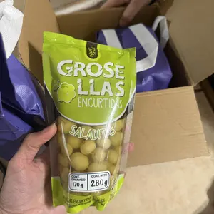 Nutresnacks grosellas encurtidas sabor a limon 280g