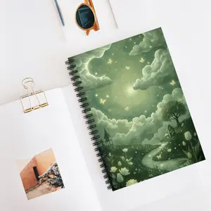 Spiral Notebook - Celestial Fairy Wonderland Dreamscape III Ruled Line Journal