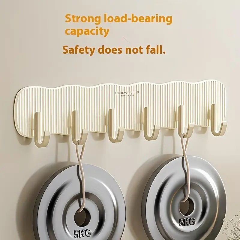 1pc Door Hook for Hanging Clothes, No Drilling Required, Ideal for Bathroom and Home Use, Towel Hook, Convenient and Space-Saving Design, Bath Towel Hooks