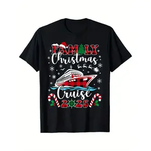 Matching Family T-Shirt for The 2025 Christmas Cruise graphic tee men's t shirts good graphic tees viral graphic tees