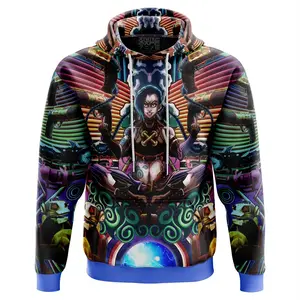 Trippy Jinx Arcane League of Legends Hoodie - Ape Hoodies Japanese Anime Style Zip Up Hooded Sweatshirts Men Women Fashion Y2k Oversized Pullovers