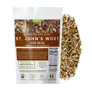 Yerbero St John's Wort Herbal Loose Tea Cut & Sifted 2oz (56g) Hierba De San Juan Hypericum perforatum Non GMO Premium Quality All Natural Tea