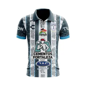 LIGA MX C.F. Pachuca 2023-2024 Home Aztec Design Polo