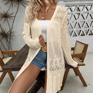 Women's Knitted Fashionable Cardigan Without Buttons