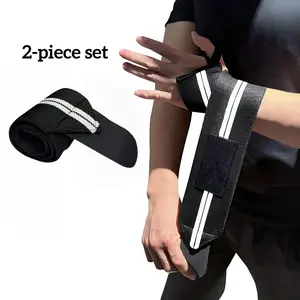 2 Pcs Wrist Brace, Lifting Wrist Wraps Gym Strap for Men Women, white, red