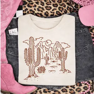 Wester Desert Scene Graphic Tee