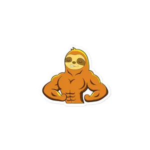 Buff Sloth Sticker