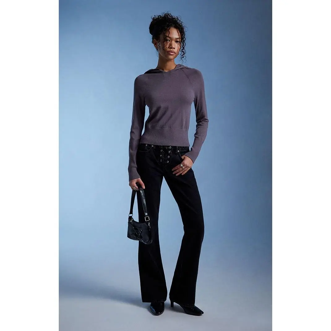 Third Charm Women's Riley Knit Hoodie