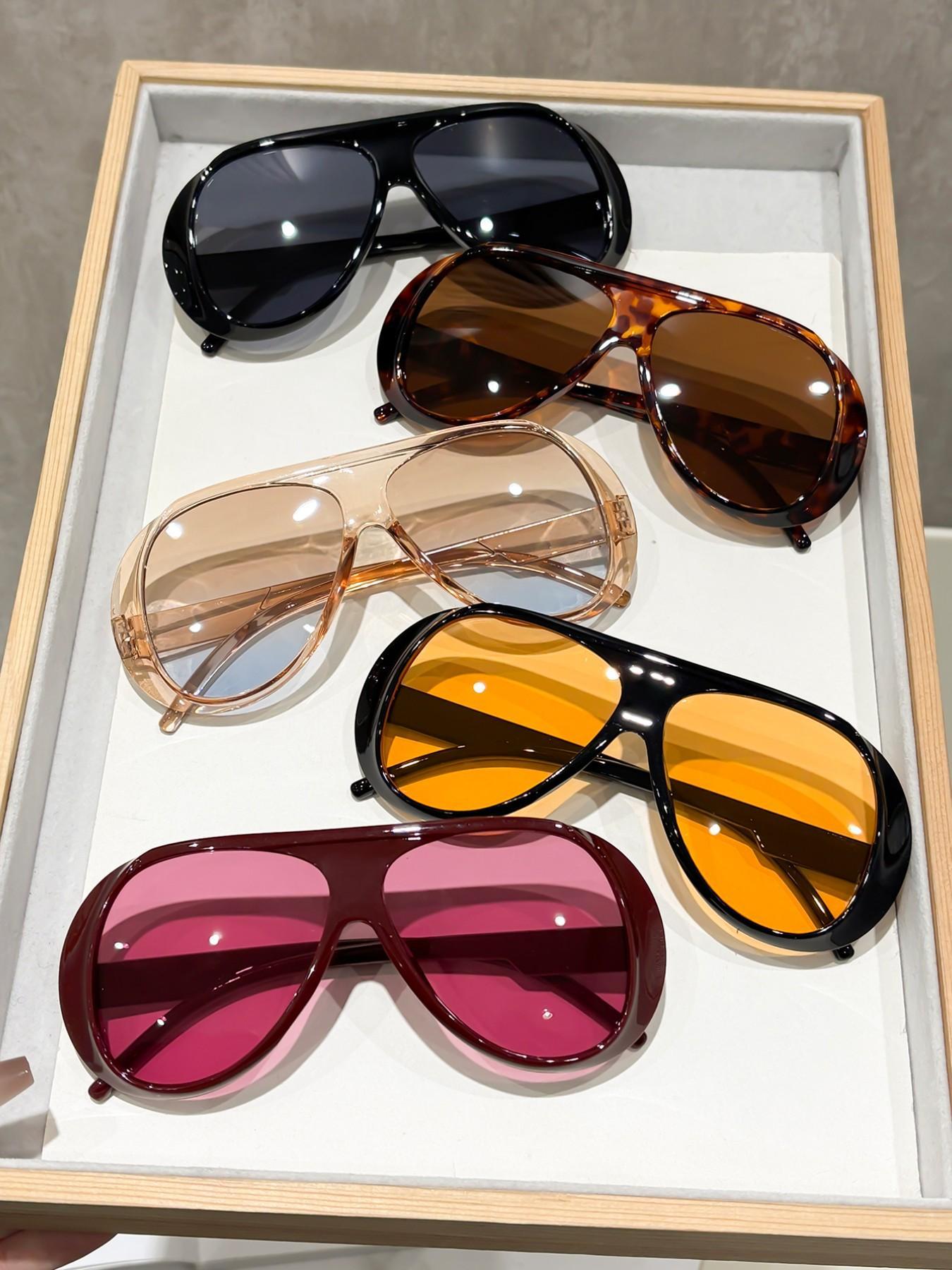 5 Pairs Y2K Street Style Sunglasses for Women, Trendy Plastic Eyewear, Perfect for Beach, Vacation, Driving, Night Out, Stylish Casual Accessories for Every Occasion, UV Protection summerwins