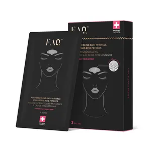 FAQ Microneedling Anti-Wrinkle Hyaluronic Acid Patches For Forehead - Forehead Wrinkle Patches - Instant Rejuvenating Results - Travel-friendly Skin Care - 3 pcs.
