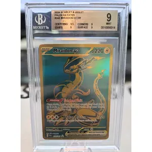 Pokémon Miraidon ex Paldean Fates #243 - BGS 9 Mint