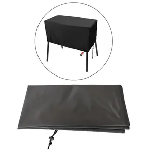 Burner Patio Cover Barbeque Cover 80x40cm for Double Burner Cooker Windproof Camping Outdoor Barbecue Heavy Duty Outdoor Gas Stoves Cover