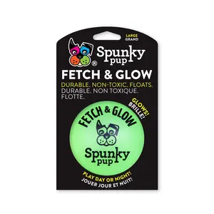 Fetch and Glow Ball -Spunky Pup- Large