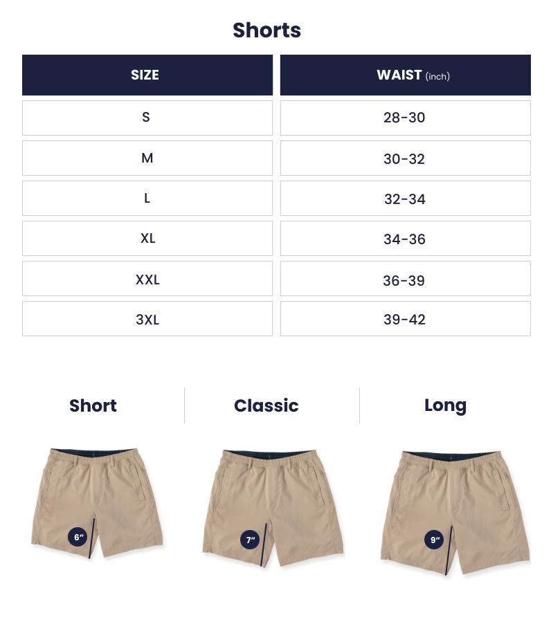 Khaki Shorts - Navy