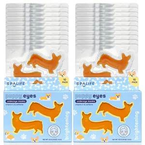 Dog Eye Patches | Corgi Under Eye Mask | SpaLife Puppy Eyes | Vitamin C + Caffeine for Dark Circles & Puffy Eyes