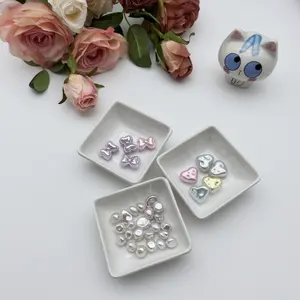 A9 Pearl-Look DIY Charms | Electroplated Beads & Pendants for Phone Straps & Bag Chains [DiyLiveRoom-1]