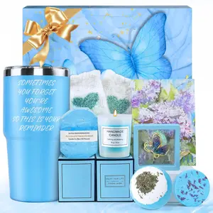 Birthday Gifts for Women Spa Sets: Anniversary Romantic Valentines Day Gifts for Her, Girlfriend, Wife, Sister, Bestie, Coworker, Secretary, Mother, Grandma Skin Care Package, Get Well Soon Basket