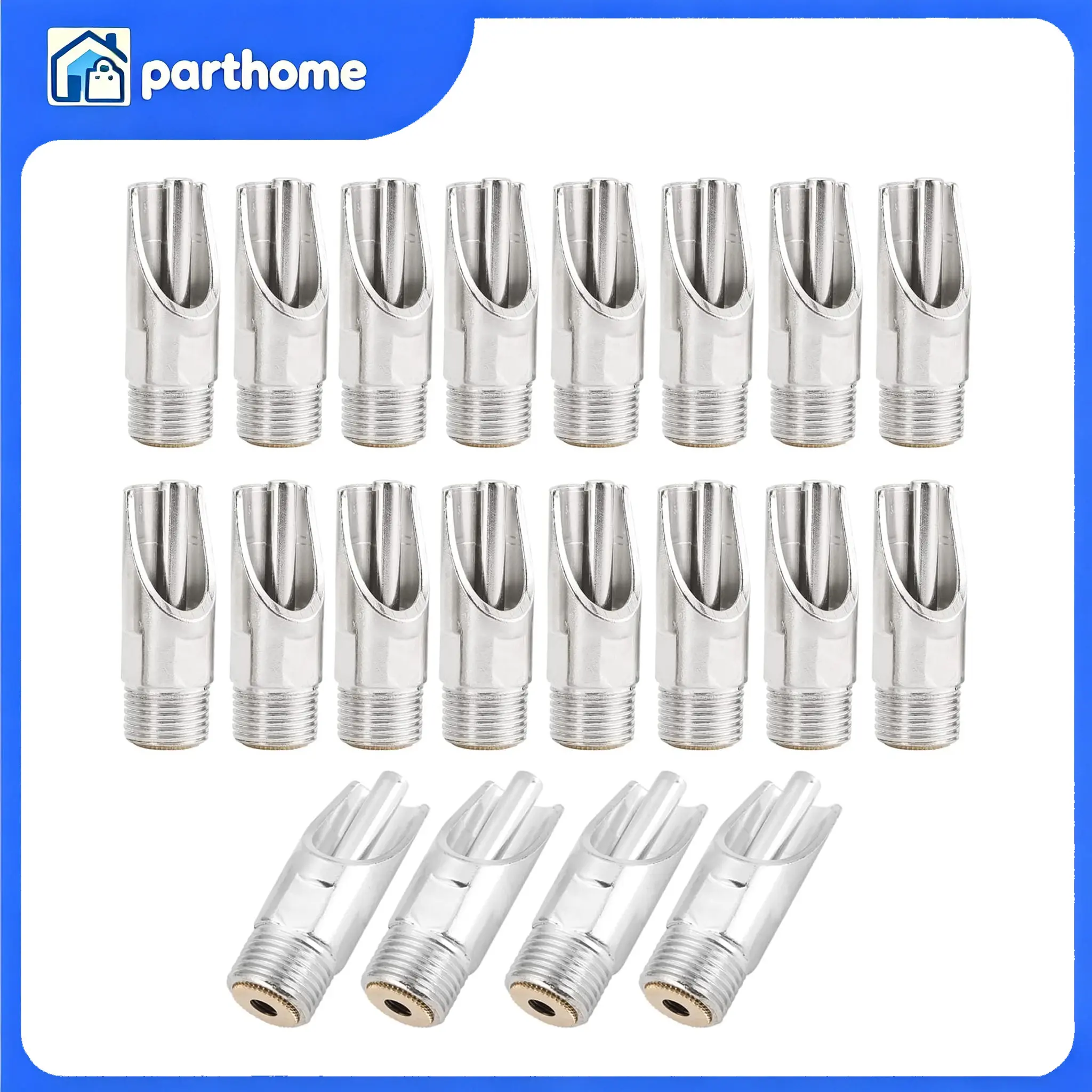 20PCS Stainless Steel Automatic Nipple Drinker Waterer 1/2" NPT Thread Pig Hog