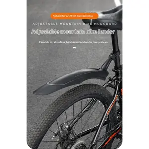 Bicycle Mudguard for Mountain & Road Bikes, Quick-Install Wide Water Deflector, Outdoor Cycling Equipment Accessories