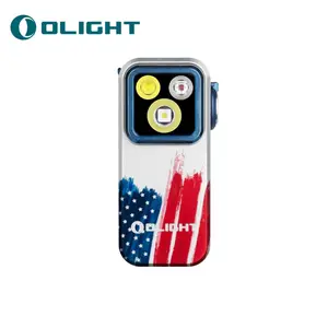 OLIGHT Oclip Pro Clip on Flashlight with Floodlight Spotlight and Red Light