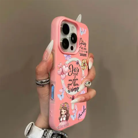 Dopamine God Girl Christ Phone Case, military grade anti drop, faith phone protective case, suitable for iPhone 18 Pro Max 17 Air 16 15 14 Plus 13 12 11 Samsung Galaxy S26 Ultra S25 Ultra S24 S23 S22 phone case-A216