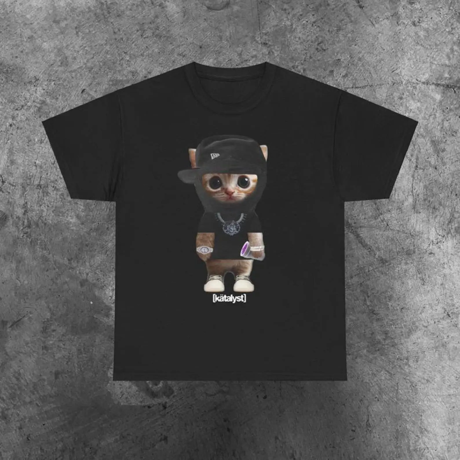 Funny Yeat Kitty Cat T-Shirt, Vintage Cat Shirt, Gen Z Joke Shirt, Stupid Brainrot Gift, Cat Lover Gift, Funny Kitty Shirt, Cool Cat Shirt
