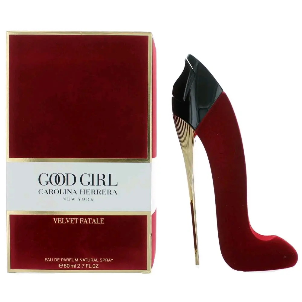 Carolina Herrera Good Girl Velvet Fatale Collector Edition Eau de Parfum for Women, Red Stiletto Bottle, 2.7 fl oz / 80 mL