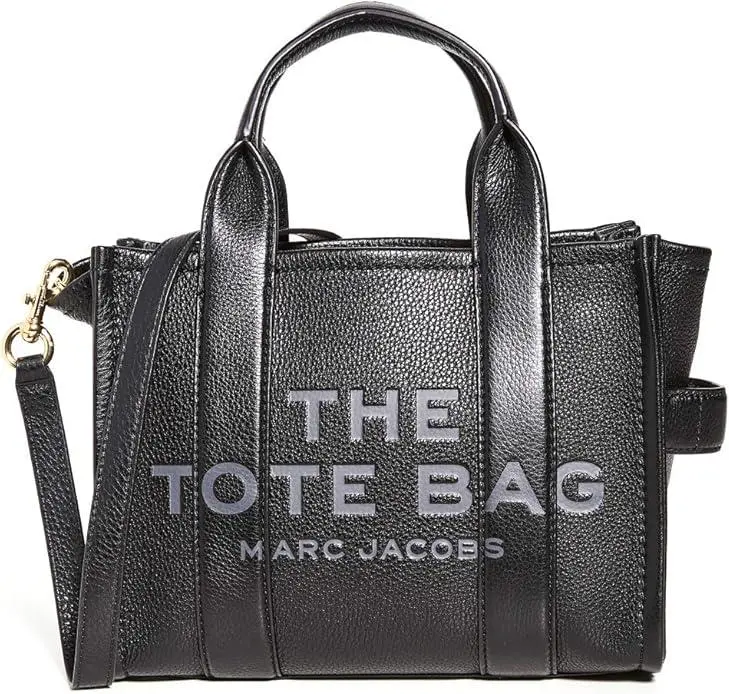 Marc Jacobs The Leather Small Tote Bag - Black H009L01SP21-001