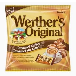 WERTHER'S ORIGINAL Carmel Coffee Hard Candy 2.65oz - Sweet Snack Bonbon Caramel
